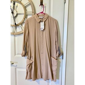 “Woke up pretty” muted rose dress